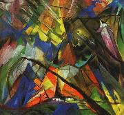 Franz Marc Tirol oil painting